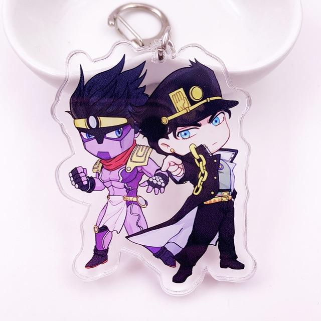 Jotaro Kujo and Star Platinum Chibi Keychain